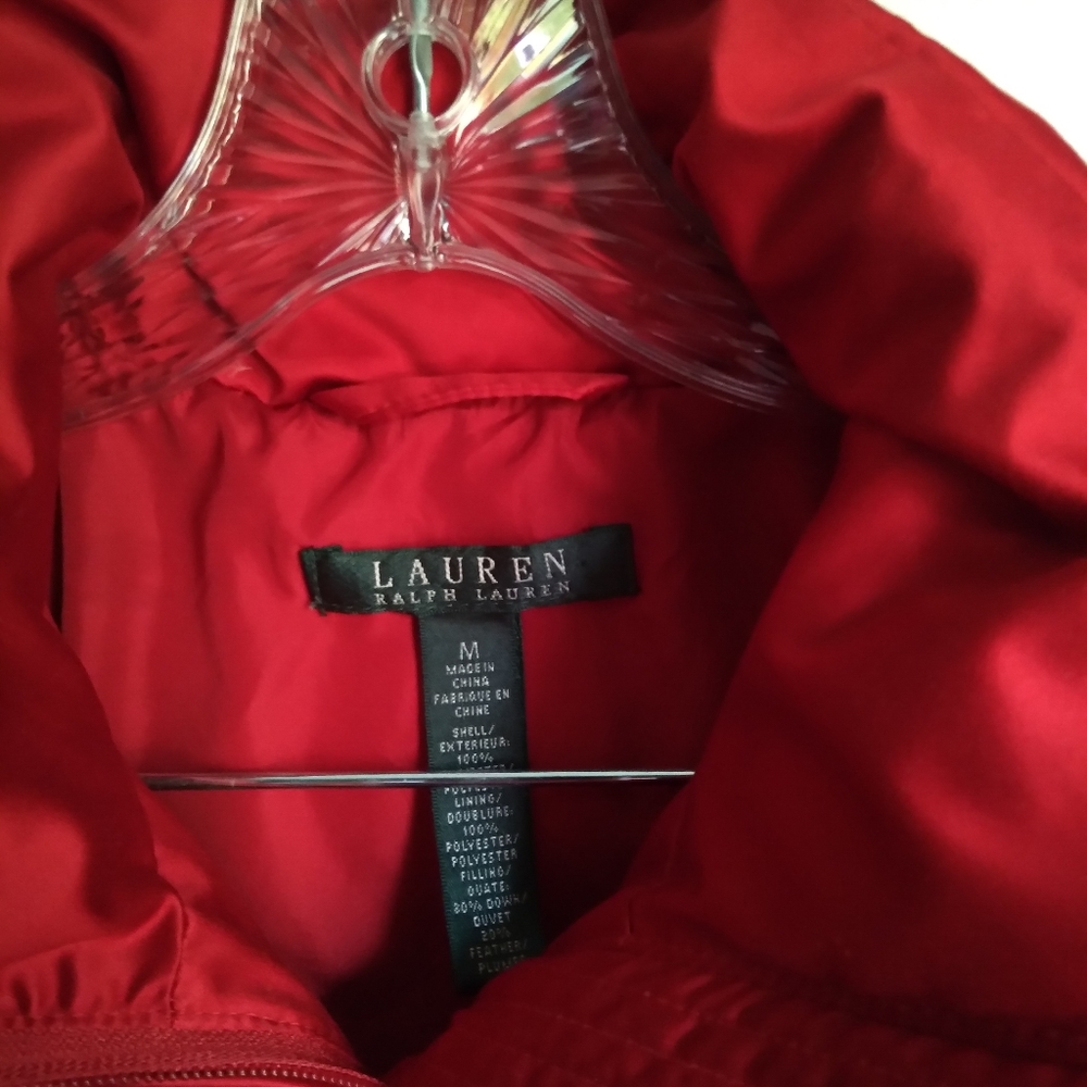Ralph Lauren Ruby Red Down Coat - image 3